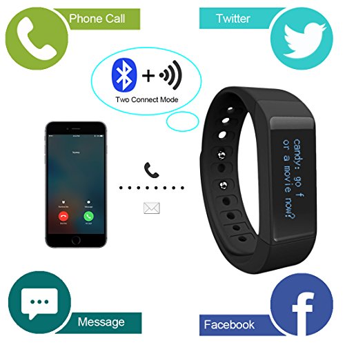 Toprime Fitness Activity Tracker Wearable Waterproof Smart Band with MultiFunctions