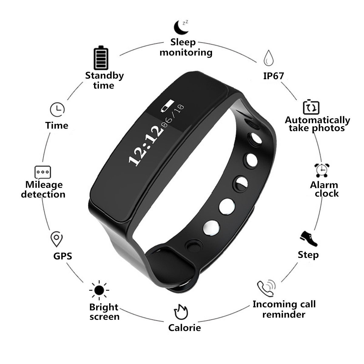 fitness tracker with smart alarm