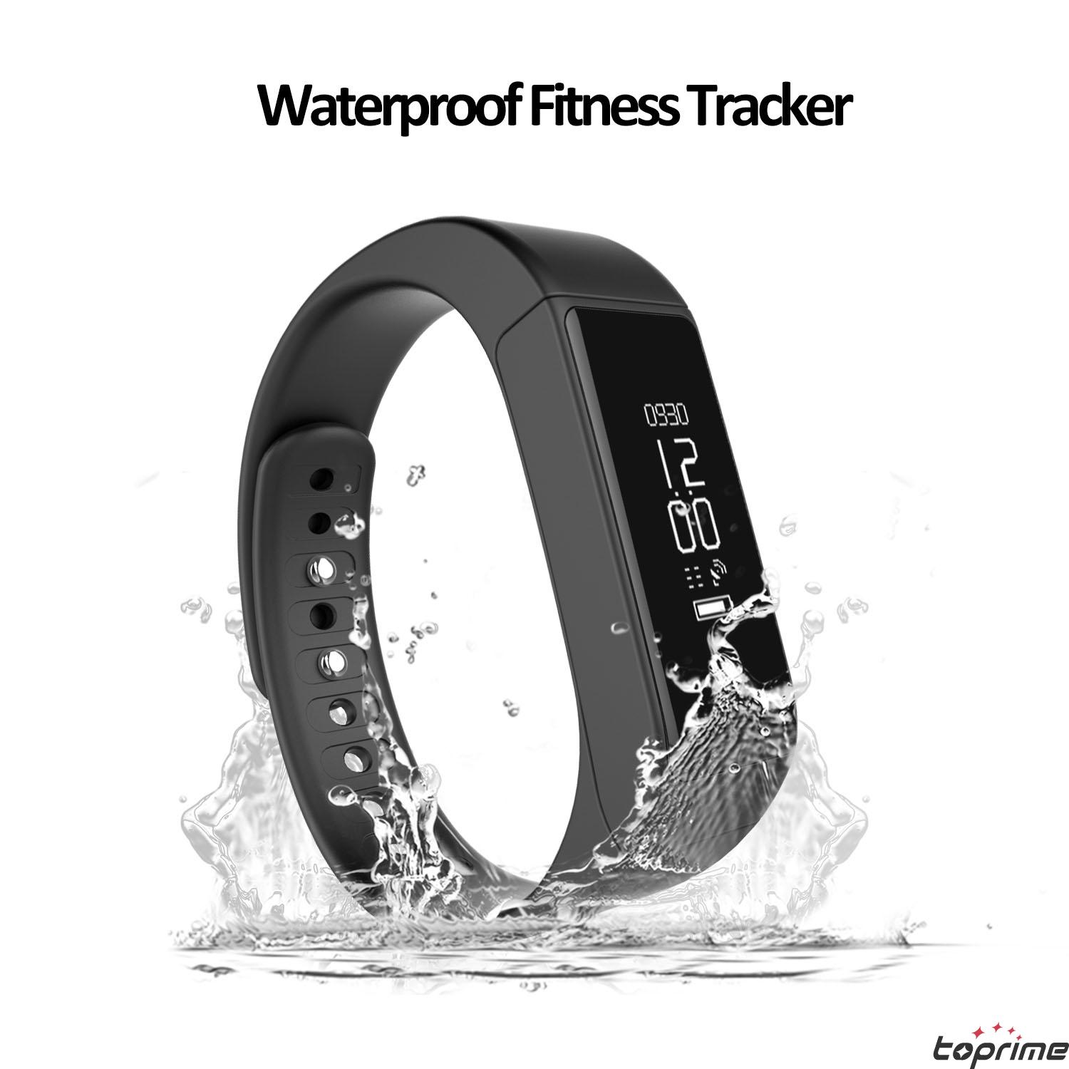 Toprime Fitness Activity Tracker Wearable Waterproof Smart Band with MultiFunctions