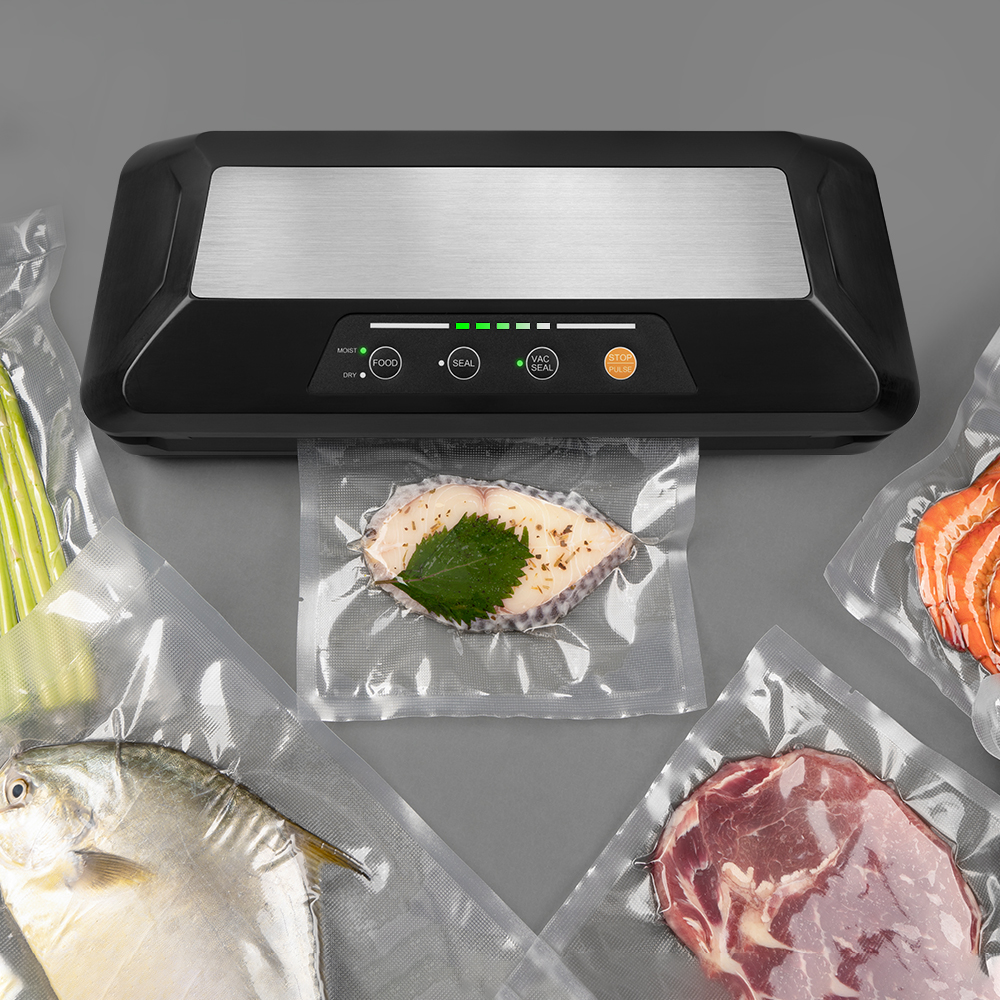 Toprime Vacuum Sealer Machine with Jar(Black)